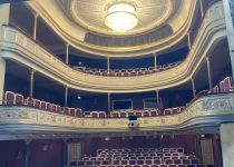 The hall from the stage