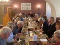 Gemeinsames Abendessen in den Schloss-Stuben