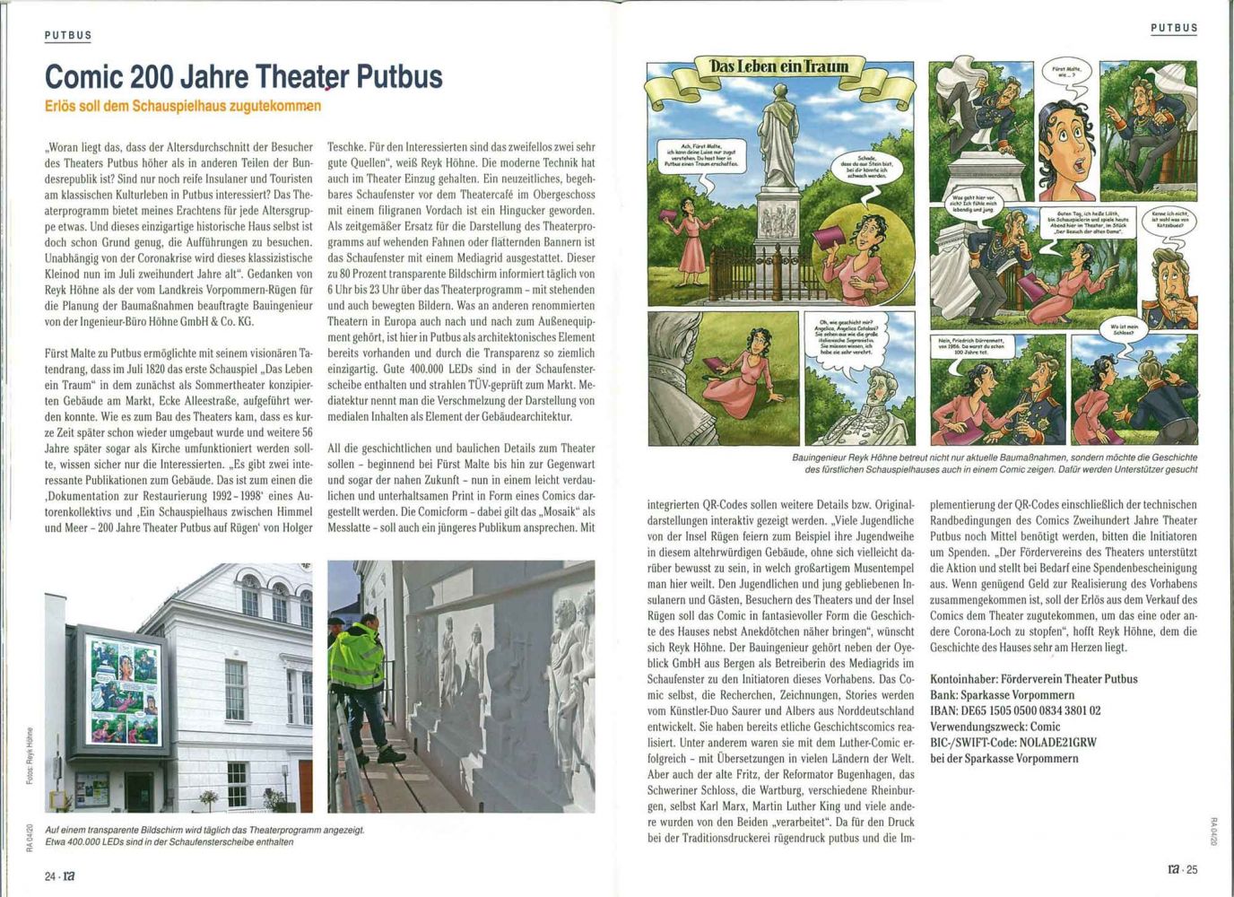 Ein Comic zum 200. Geburtstag des Theater Putbus